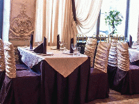 Заказ и текстильное оформление зала ресторана и кафе любой сложности, Москва и область