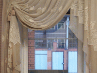 Индивидуальный дизайнерский проект по оформления окна лестница коттеджа
